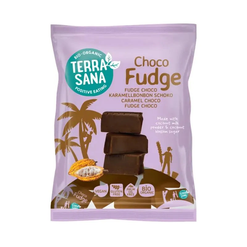 TERRA SANA - БИО ВЕГАН ФЪДЖ СЪС ШОКОЛАД - 150 г