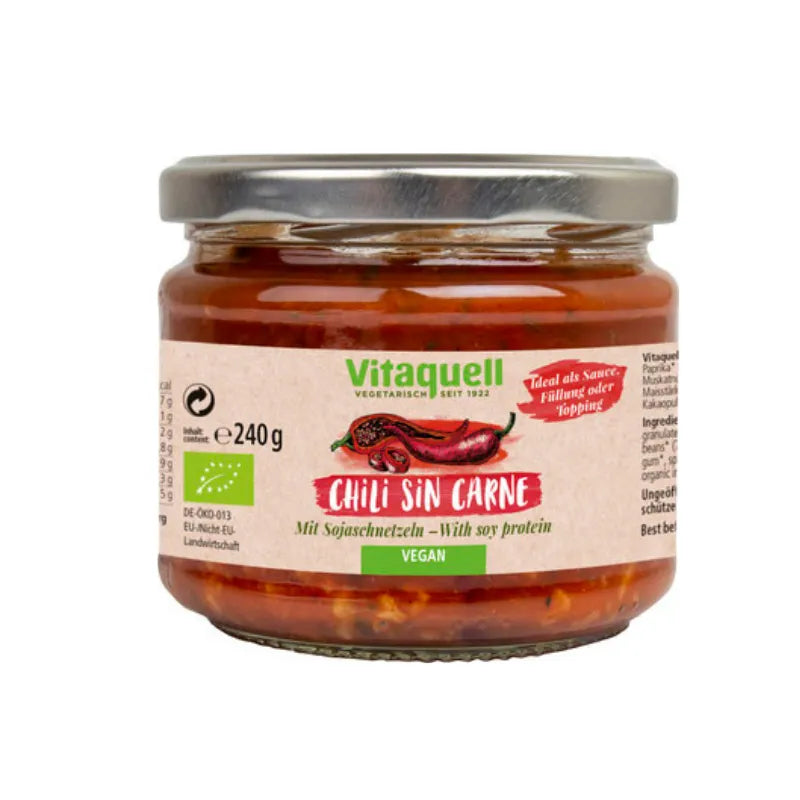 VITAQUELL - БИО ВЕГАН ЧИЛИ КОН КАРНЕ - 240 г