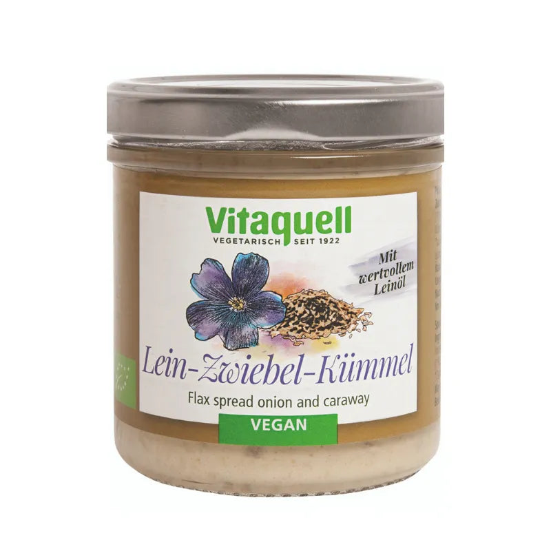 VITAQUELL - БИО ВЕГАН ПАСТЕТ С ЛУК И КИМ - 130 г