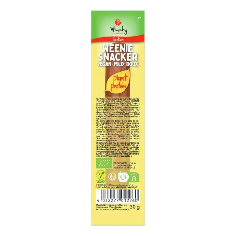 WHEATY - БИО ВЕГАН БАРЧЕ ОТ СЕЙТАН - 30 г