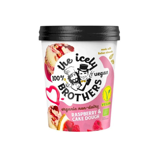 HAPPY MRS JERSEY - БИО СЛАДОЛЕД ICELY BROTHERS - RASPBERRY CAKE DOUGH - 460 ml