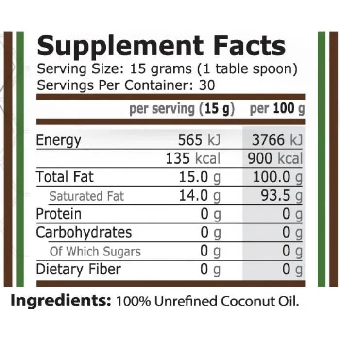 Pure Nutrition - КОКОСОВО МАСЛО - 450 г