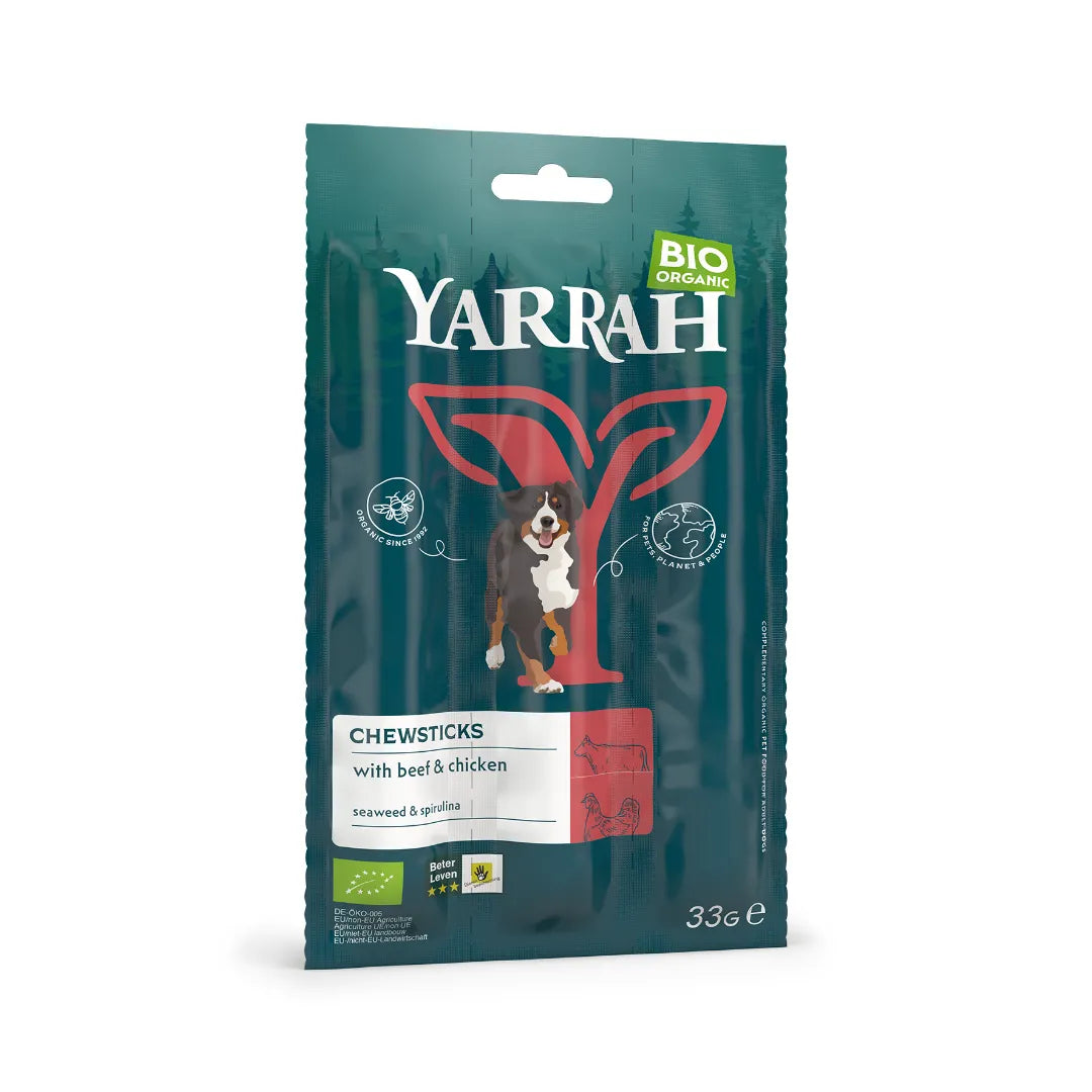 YARRAH - БИО КУЧЕШКО ЛАКОМСТВО ПРЪЧИЦИ ЗА ДЪВЧЕНЕ - 3 х 11 г