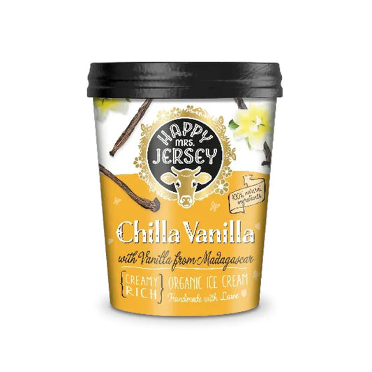 HAPPY MRS JERSEY - БИО СЛАДОЛЕД - CHILLA VANILLA - 500 ml