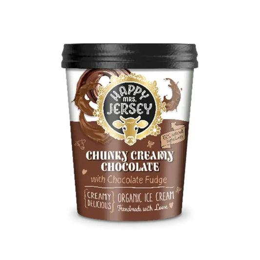 HAPPY MRS JERSEY - БИО СЛАДОЛЕД - CHUNKY CHOCOLATE - 500 ml