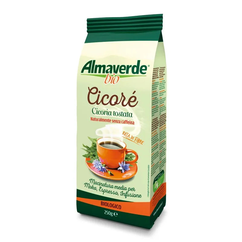 ALMAVERDE BIO - БИО ПЕЧЕНА ЦИКОРИЯ (ДОБАВКА ИЛИ ЗАМЕСТИТЕЛ НА КАФЕ) - 250 г