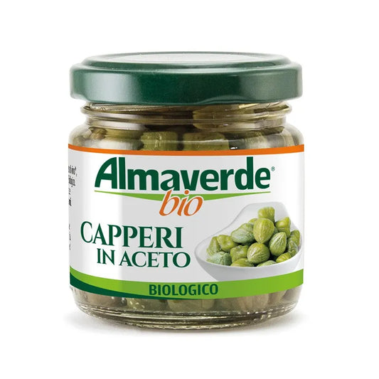 ALMAVERDE BIO - БИО КАПЕРСИ В ОЦЕТ - 100 г