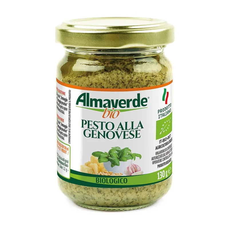 ALMAVERDE BIO - БИО ПЕСТО ДЖЕНОВЕЗЕ - 130 г