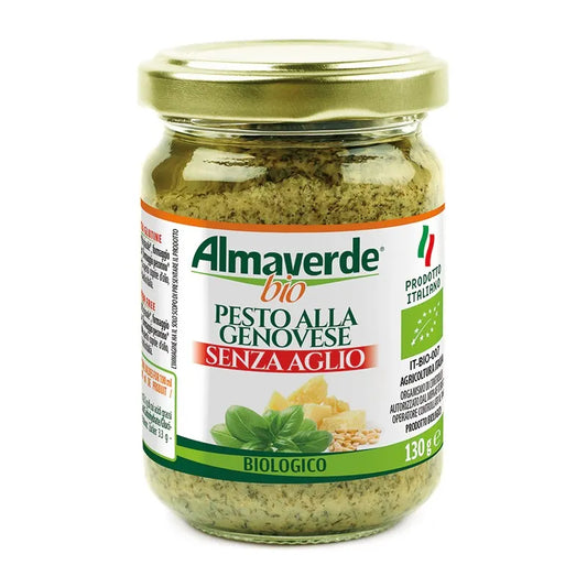 ALMAVERDE BIO - БИО ПЕСТО ДЖЕНОВЕЗЕ БЕЗ ЧЕСЪН - 130 г