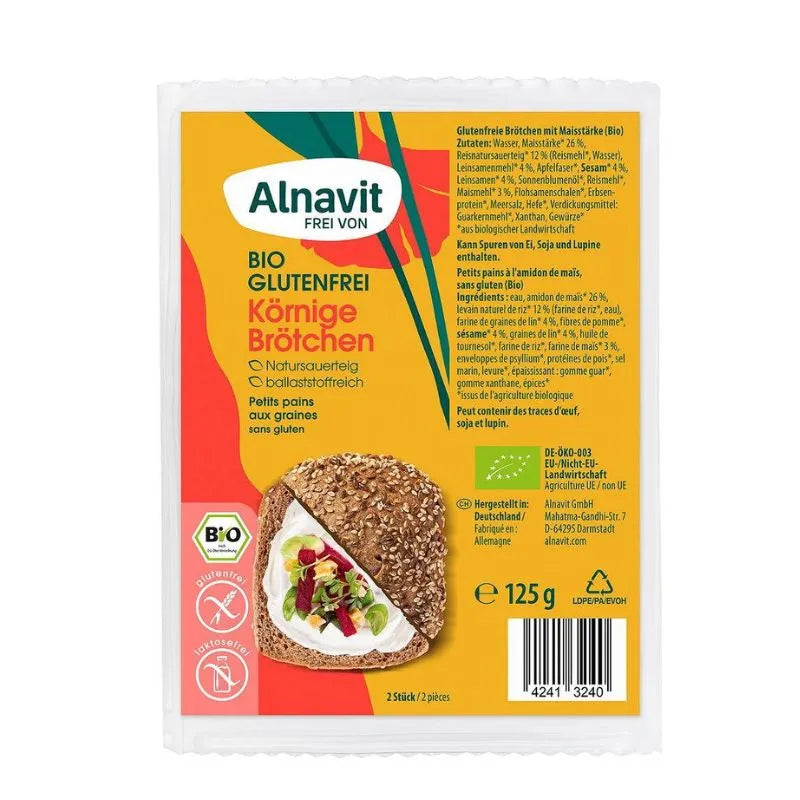 ALNAVIT - БИО БЕЗГЛУТЕНОВИ ПИТКИ ЗЪРНЕСТИ - 125 г