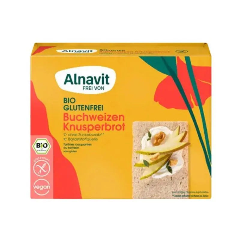 ALNAVIT - БИО БЕЗГЛУТЕНОВИ ХРУПКАВИ СУХАРИ ОТ ЕЛДА - 150 г