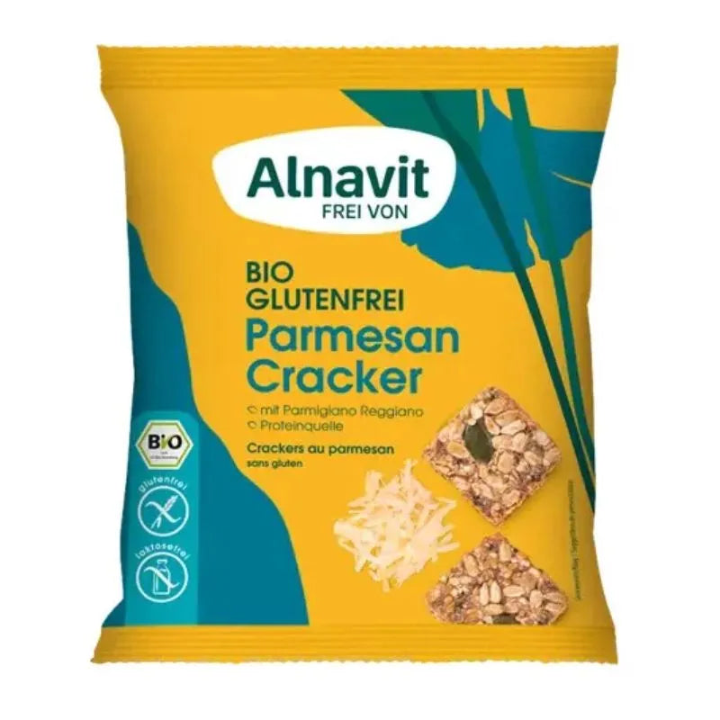 ALNAVIT - БИО БЕЗГЛУТЕНОВИ КРЕКЕРИ ОТ ПАРМЕЗАН - 75 г