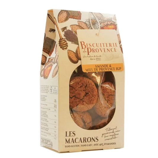 BISCUITERIE DE PROVENCE - БЕЗГЛУТЕНОВИ МАКАРОНИ С БАДЕМ И МЕД - 150 г