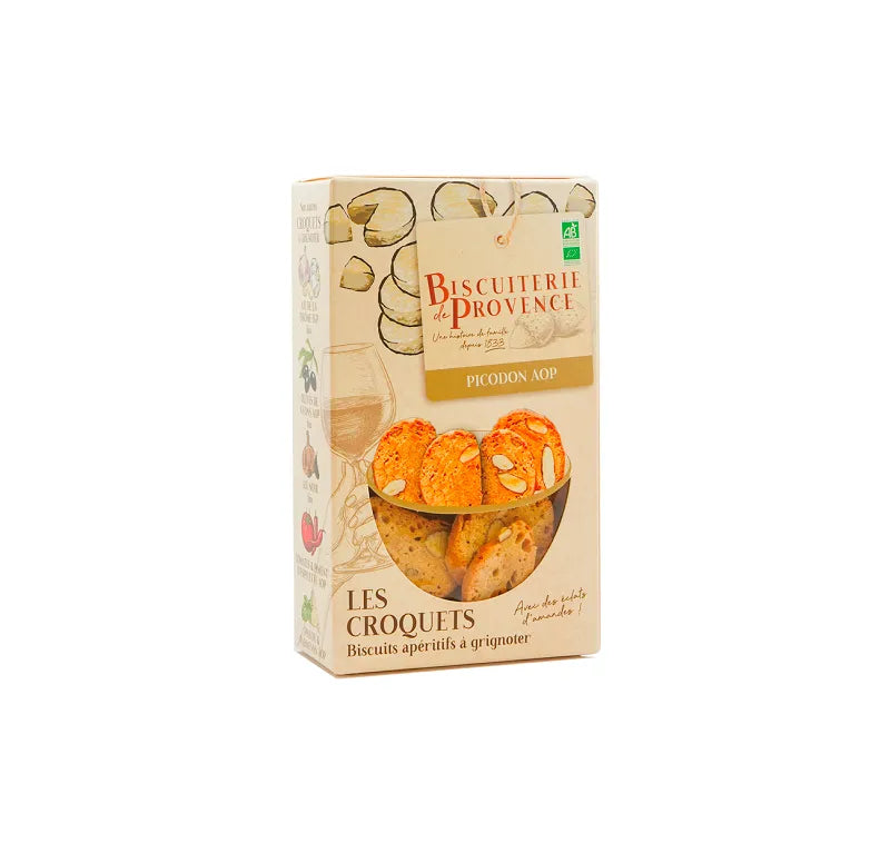 BISCUITERIE DE PROVENCE - БИО КРОКЕТИ С ФРЕНСКО СИРЕНЕ И БАДЕМ - 90 г