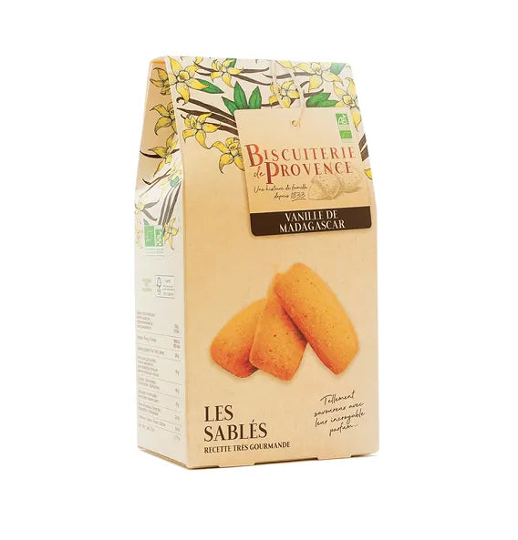 BISCUITERIE DE PROVENCE - БИО БИСКВИТИ С ВАНИЛИЯ ОТ МАДАГАСКАР - 120 г