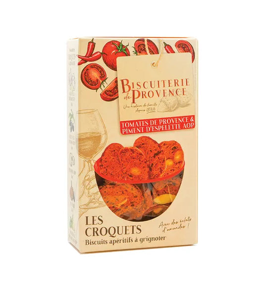 BISCUITERIE DE PROVENCE - КРОКЕТИ С ДОМАТИ И ПИПЕР - 90 г