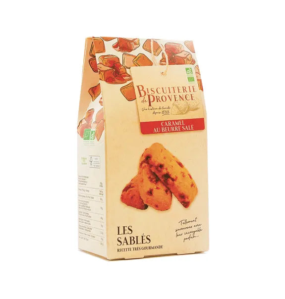 BISCUITERIE DE PROVENCE - БИО БИСКВИТИ С КАРАМЕЛ - 120 г