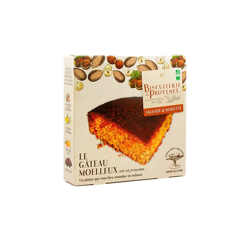 BISCUITERIE DE PROVENCE - БИО ТОРТА С БАДЕМ И ЛЕШНИК БЕЗ ГЛУТЕН - 225 г