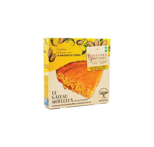 BISCUITERIE DE PROVENCE - БИО ТОРТА С БАДЕМ И ЛИМОН ОТ МЕНТОН БЕЗ ГЛУТЕН - 225 г