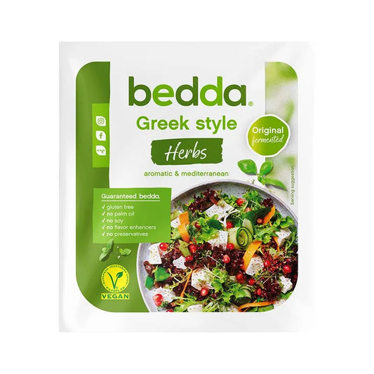 Bedda - ВЕГАН ЗАМЕСТИТЕЛ НА СИРЕНЕ БЛОК - ФЕТА С БИЛКИ - 150 г