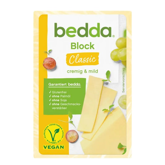 Bedda - ВЕГАН ЗАМЕСТИТЕЛ НА СИРЕНЕ БЛОК - ГАУДА КЛАСИК - 200 г