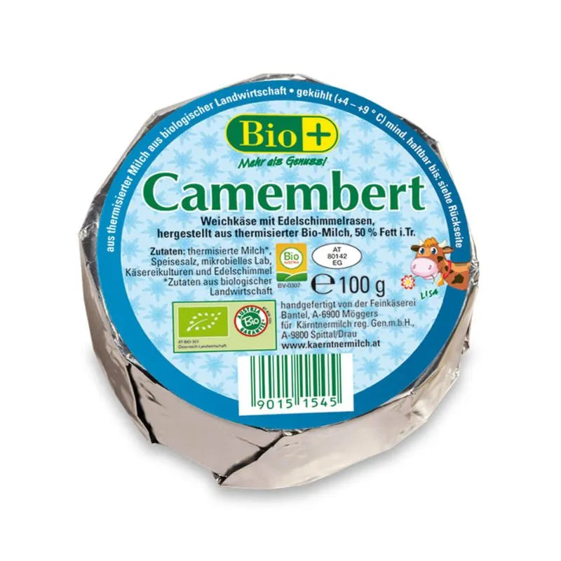 WIESENMILCH - БИО СИРЕНЕ КАМЕМБЕР 50% МАСЛЕНОСТ - 100 г