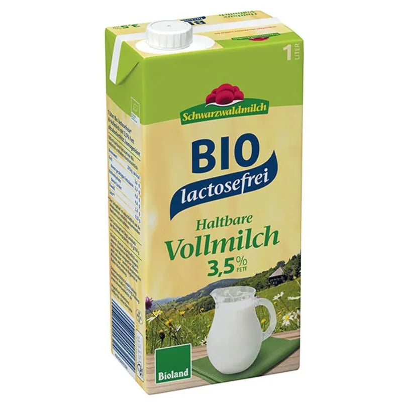 SCHWARZWALDMILCH - БИО КРАВЕ МЛЯКО UHT 3,5% БЕЗ ЛАКТОЗА - 1 л