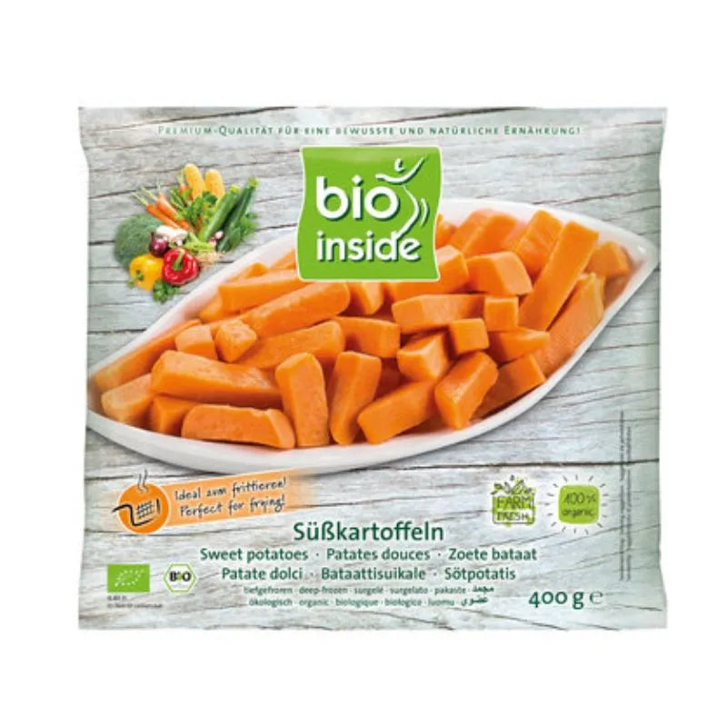 BIO INSIDE - БИО КАРТОФИ СЛАДКИ ЗАМРАЗЕНИ - 400 г