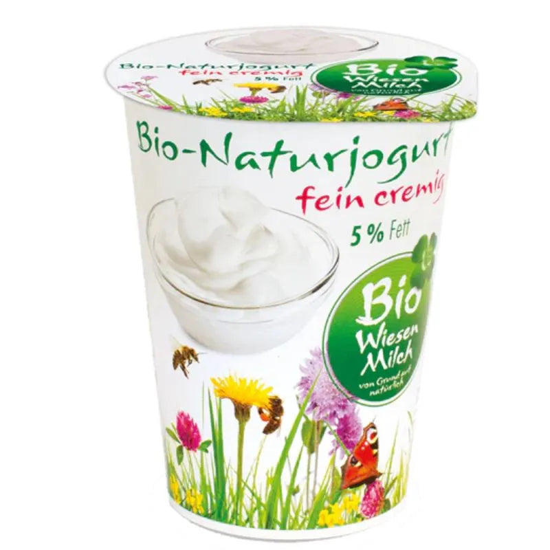 WIESENMILCH - БИО ЙОГУРТ НАТУРАЛЕН 5% - 400 г