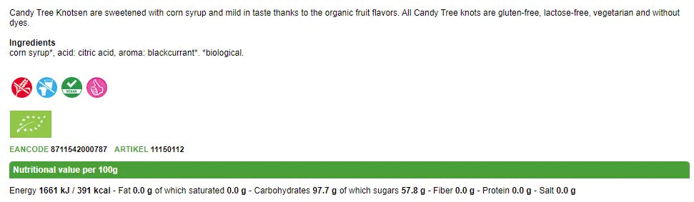 CANDY TREE - БИО БЛИЗАЛКА КАСИС - 10 г