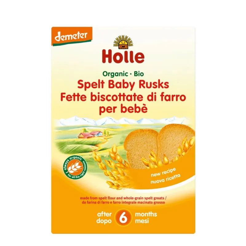 HOLLE - БИО СПЕЛТОВ СУХАР ЗА БЕБЕ - 200 г