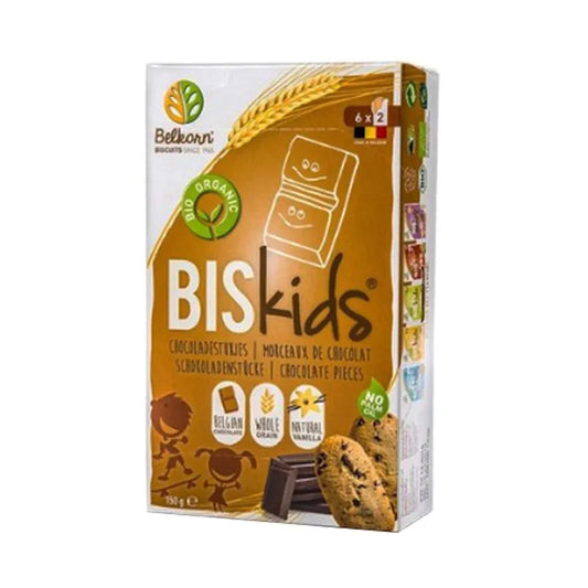 BELKORN - БИО БИСКВИТИ ДЕТСКИ С ПАРЧЕНЦА ШОКОЛАД - 150 г