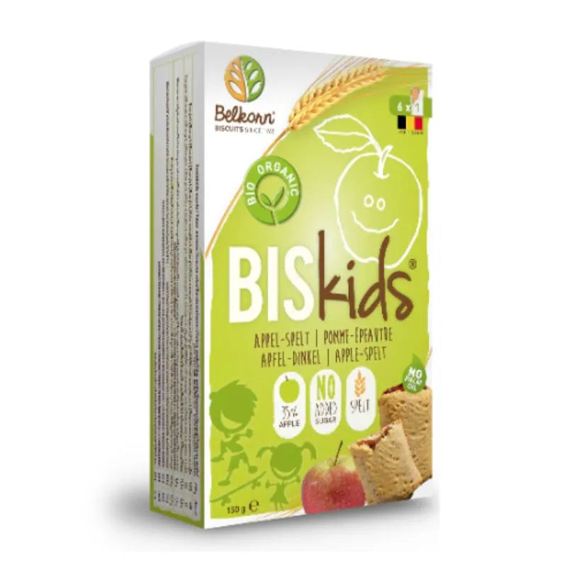 BELKORN - БИО БИСКВИТИ ДЕТСКИ С ЯБЪЛКА И СПЕЛТА - 150 г