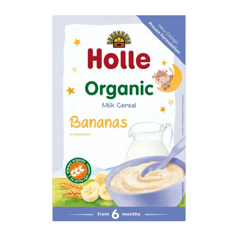 HOLLE - БИО КАША МЛЕЧНА С БАНАНИ - 250 г