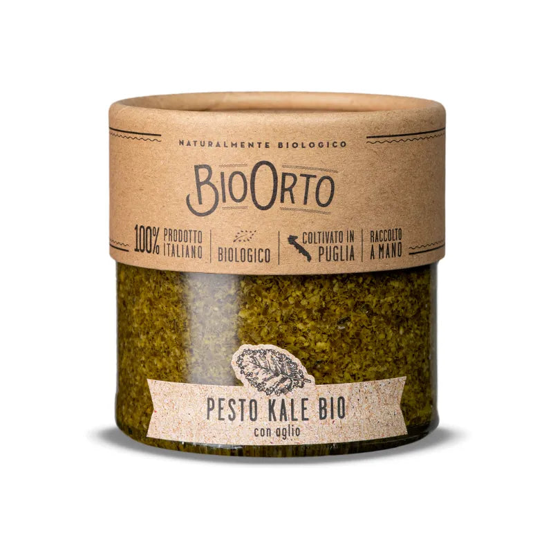 BIO ORTO - БИО ПЕСТО ОТ ЗЕЛЕ КЕЙЛ С ЧЕСЪН - 212 мл