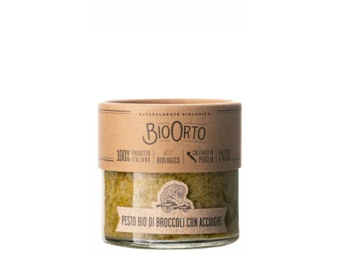 BIO ORTO - БИО ПЕСТО ОТ БРОКОЛИ И АНШОА - 212 мл
