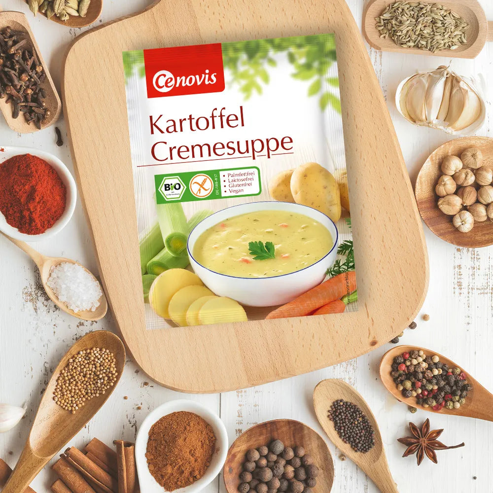 CENOVIS - БИО КРЕМ СУПА ВЕГАН КАРТОФЕНА БЕЗ ГЛУТЕН - 2 порции