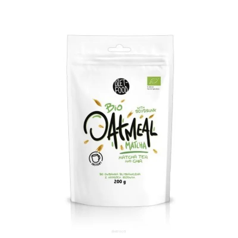 DIET FOOD - БИО ОВЕСЕНИ ЯДКИ С МАТЧА - 200 г