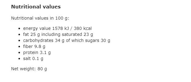 DIET FOOD - БИО ВЕГАН СУРОВИ КОКОСОВИ БИСКВИТИ С ЯБЪЛКА - 80 г