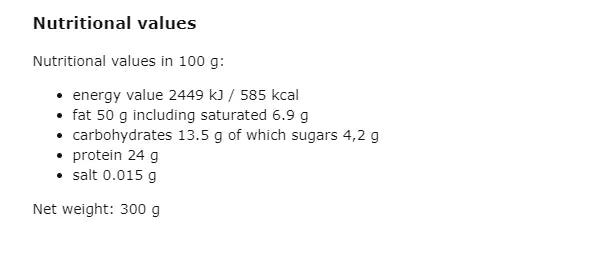 DIET FOOD - БИО ФЪСТЪЧЕНО МАСЛО ХРУПКАВО - 300 г