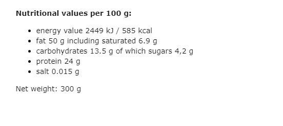 DIET FOOD - БИО ФЪСТЪЧЕНО МАСЛО - 300 г