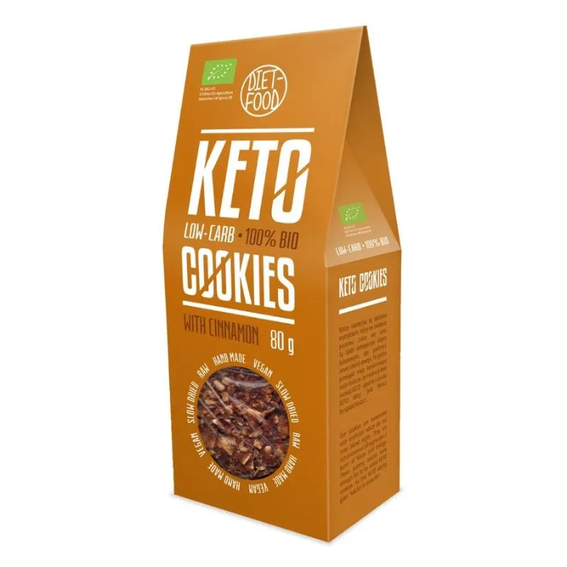 DIET FOOD - БИО КЕТО БИСКВИТИ С КАНЕЛА - 80 г