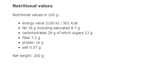 DIET FOOD - БИО ХРУПКАВА ГРАНОЛА СЪС ЗЕЛЕНИ СУПЕР ХРАНИ - 200 г