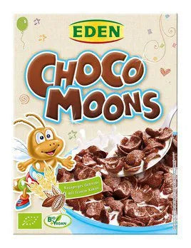 EDEN - БИО ВЕГАН ШОКОЛАДОВА ЗАКУСКА "CHOCO MOONS" - 375 г