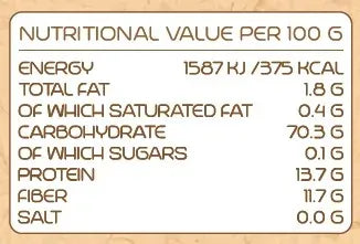DELICIOUS N' NUTRITIOUS - БИО ФУСИЛИ ОТ ЛИМЕЦ - 250 g