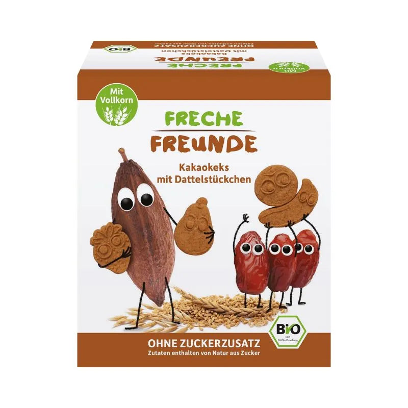 FRECHE FREUNDE - БИО БИСКВИТИ С КАКАО И ПАРЧЕНЦА ФУРМИ - 125 г