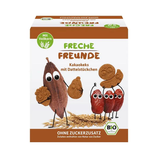 FRECHE FREUNDE - БИО БИСКВИТИ С КАКАО И ПАРЧЕНЦА ФУРМИ - 125 г