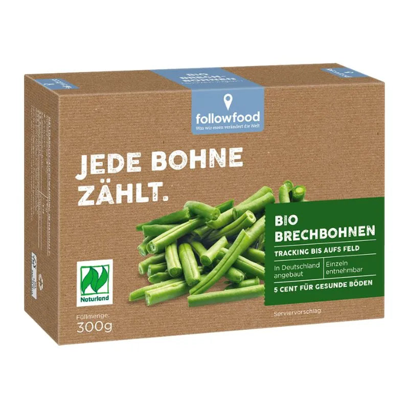 FOLLOW FOOD - БИО ФРЕНСКИ ФАСУЛ ЗАМРАЗЕН NATURLAND - 300 г