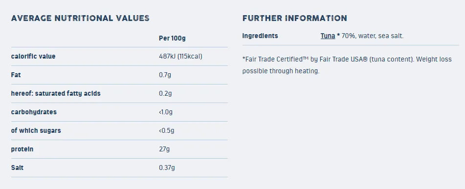 FOLLOW FOOD - ФИЛЕ ОТ РИБА ТОН В СОБСТВЕН СОС MSC FAIR TRADE - 185 г