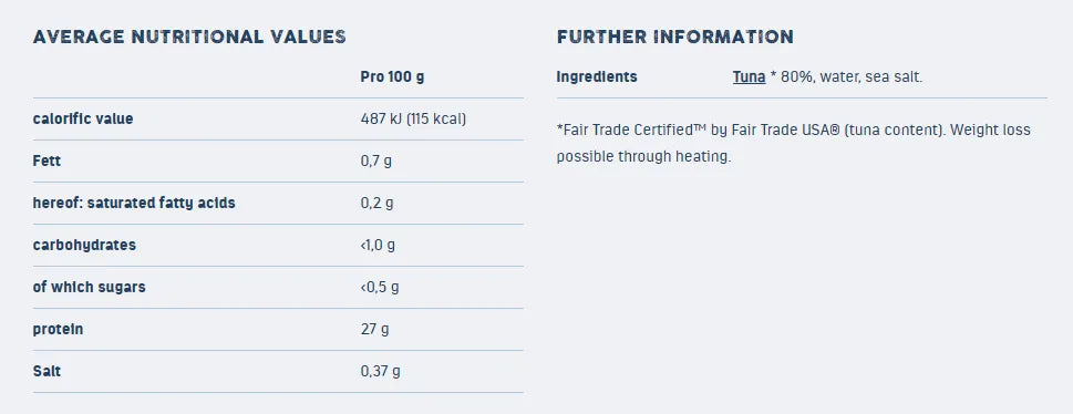 FOLLOW FOOD - ФИЛЕ ОТ РИБА ТОН В СОБСТВЕН СОС ДУО MSC FAIR TRADE - 2 х 100 г